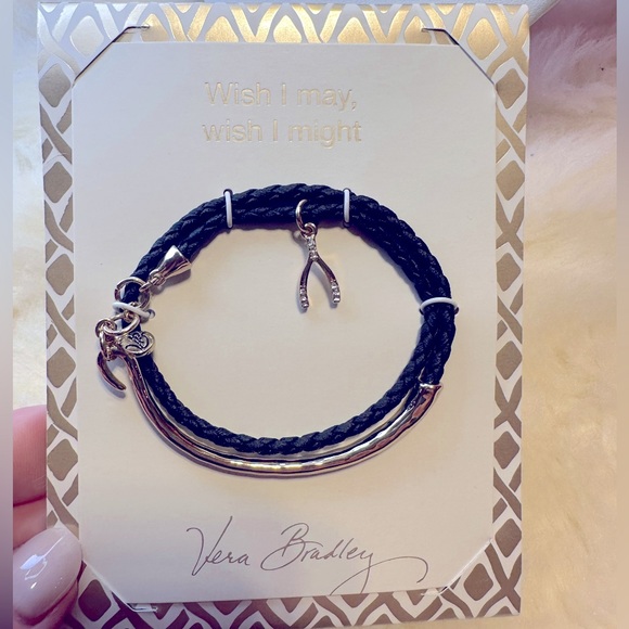 Vera Bradley Jewelry - VERA BRADLEY Gold Wrap Black
BRACELET